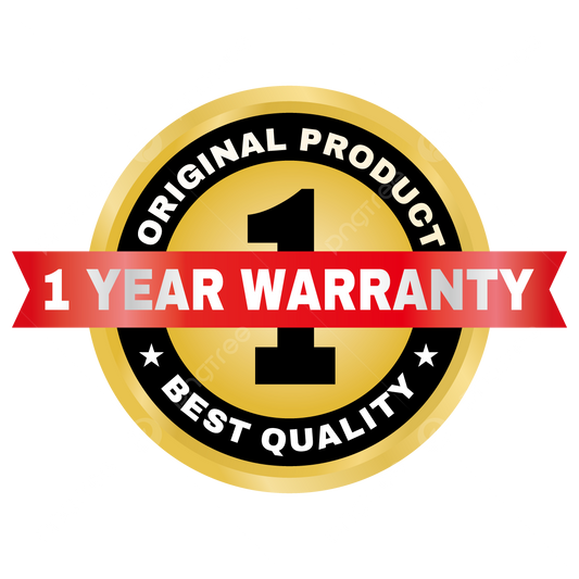 1 Year Warranty